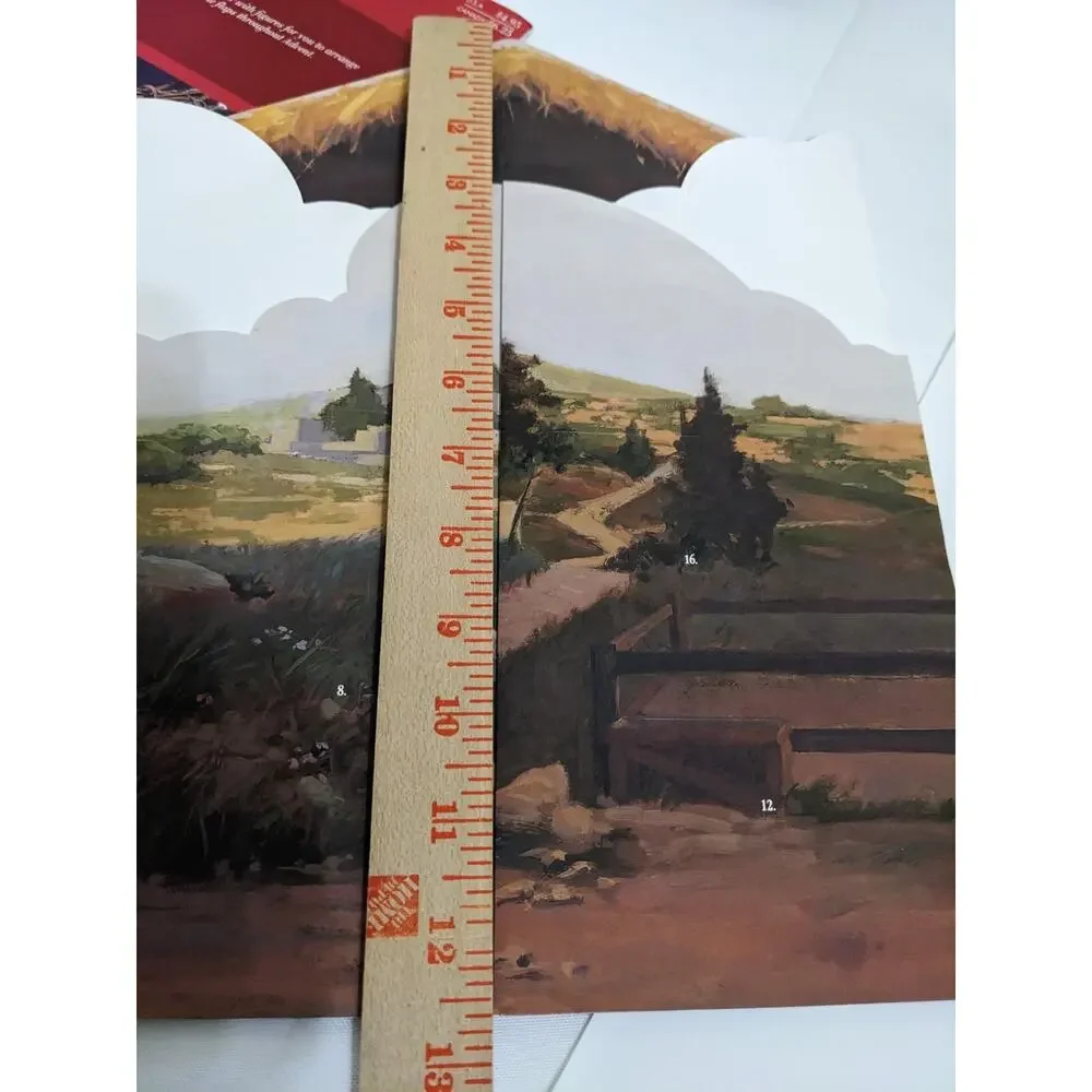 Hallmark God’s Gift Of Love Advent Calendar Nativity Figures New *OPEN Package*